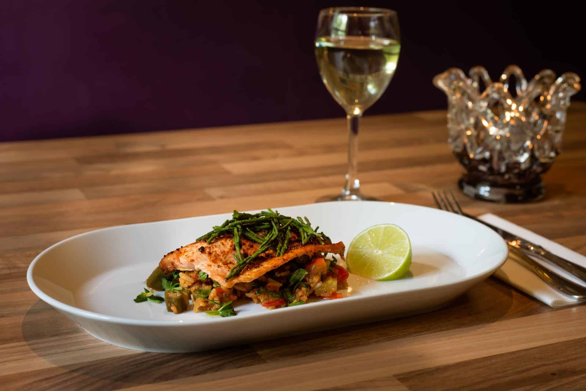Woodford Dolmen Hotel Carlow Salmon with White Wine