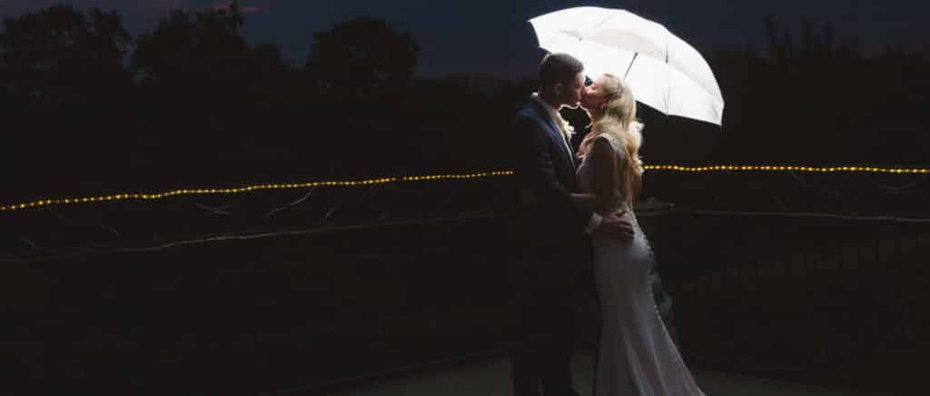 Wedding on the veranda at Woodford Dolmen