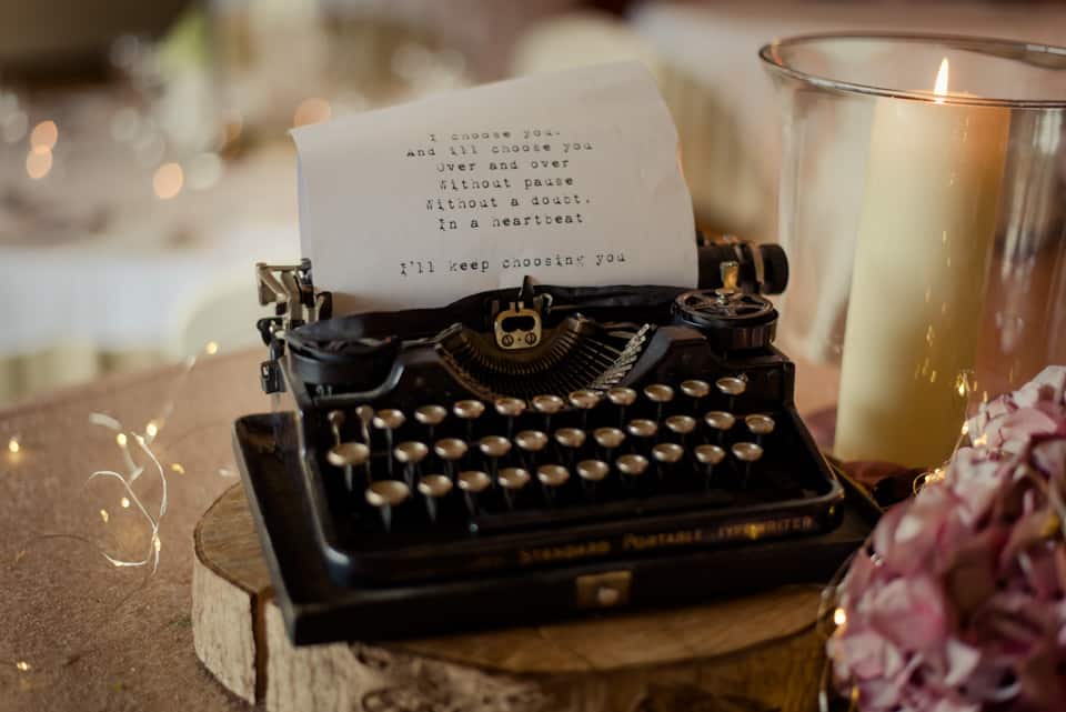 Old Type Writer in Woodford Hotel Dolmen
