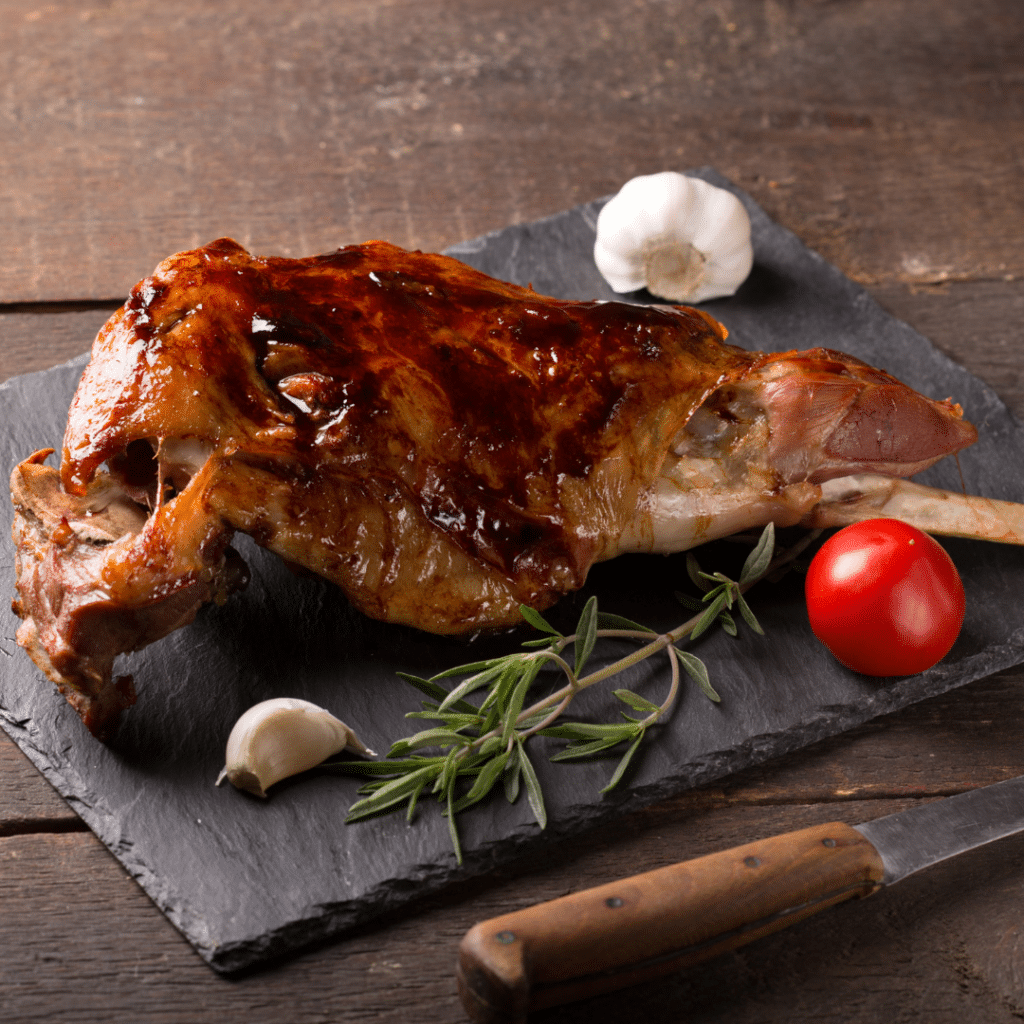 Image of Piece of Roasted Leg of Lamb