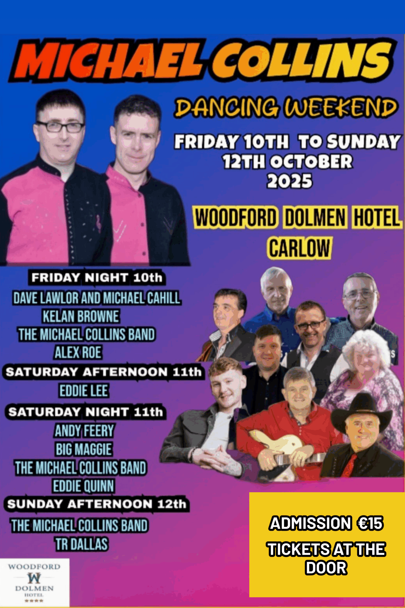 Michael Collins Dancing Weekend October 10-12
