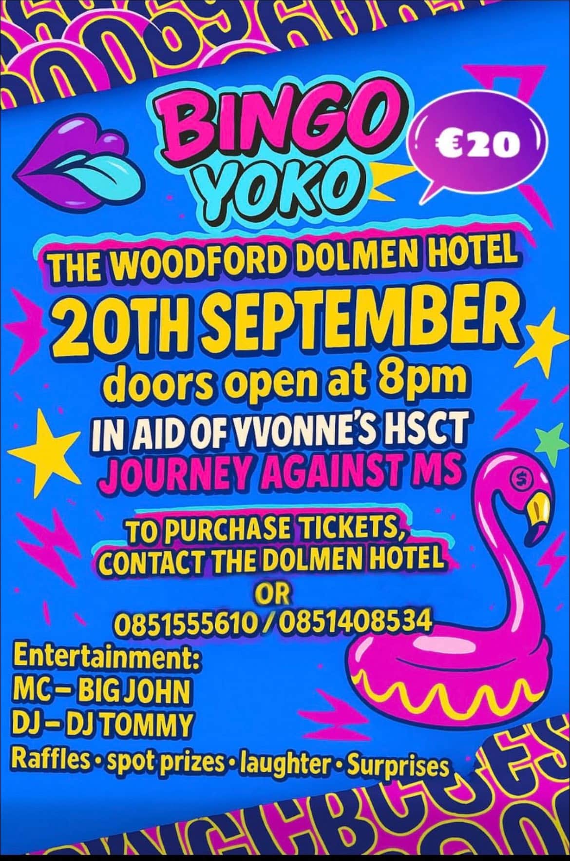 Bingo Yoko September 20th