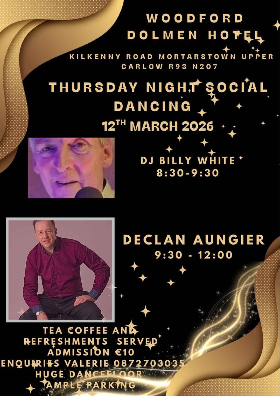 Social Dancing with Declan Aungier at the Woodford Dolmen Hotel on Thursday, 12th of March