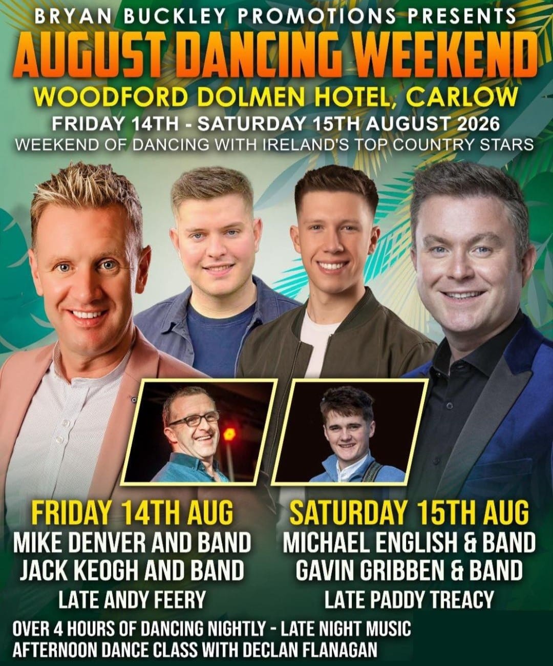 August Country Dancing Weekend from 14th to 16th