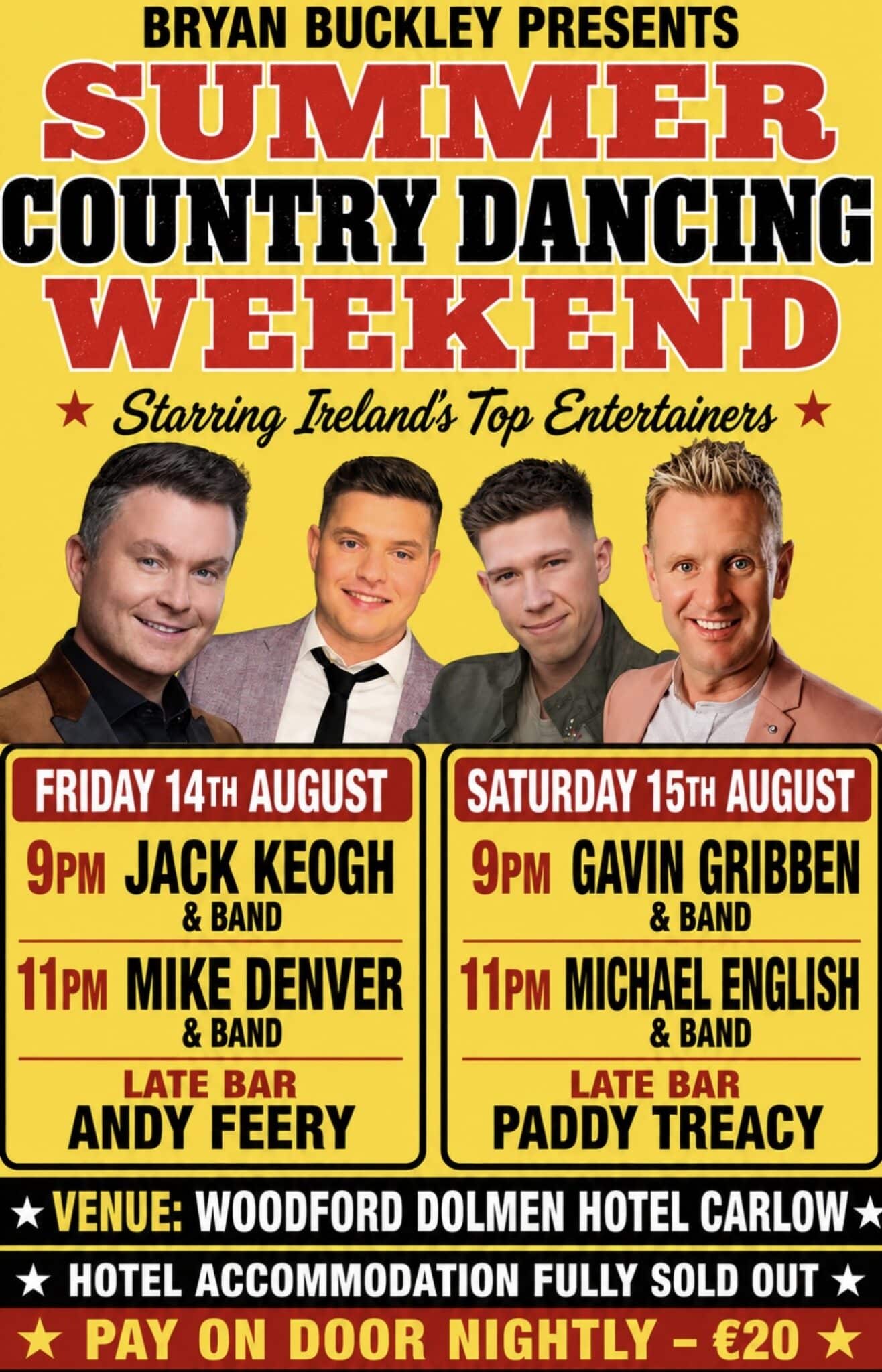 Summer Country Dancing Weekend at the Woodford Dolmen Hotel