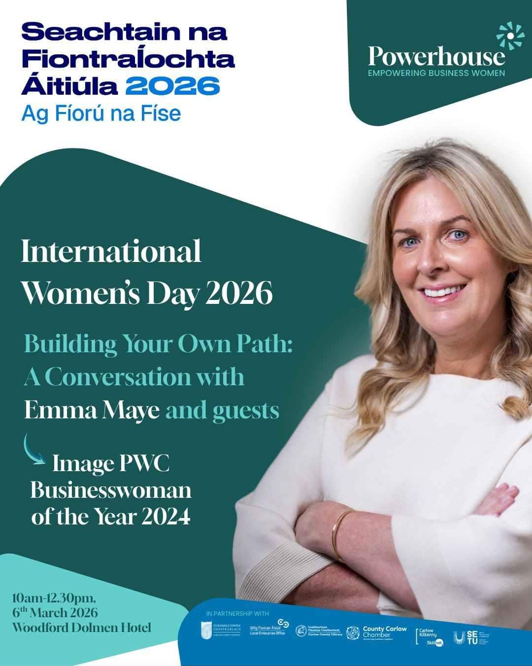 Powerhouse International Women’s Day on March 6th from 10 am to 12:30pm