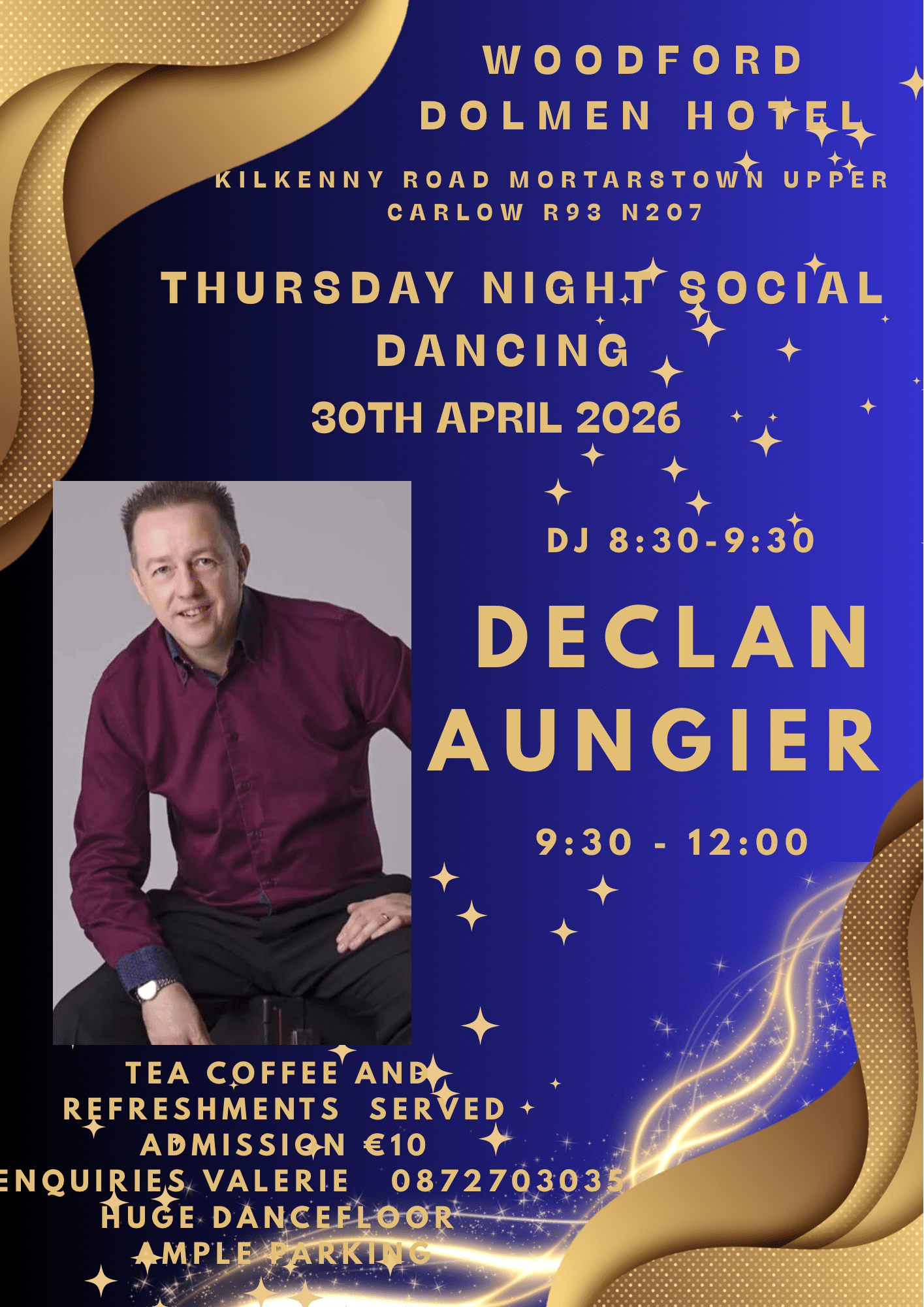 Declan Aungier 30th April