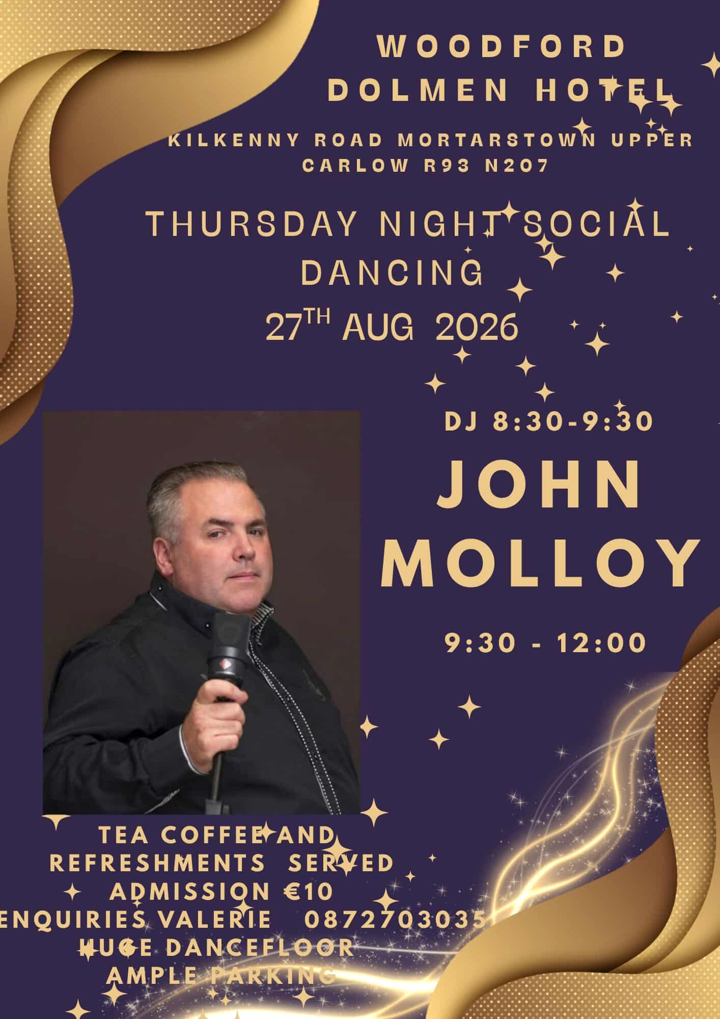 John Molloy 27th August