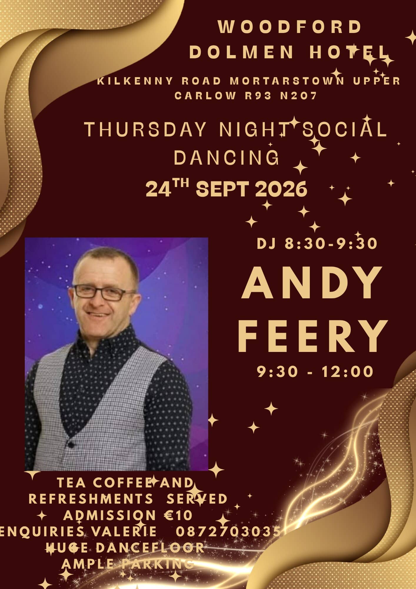 Andy Feery 24th September