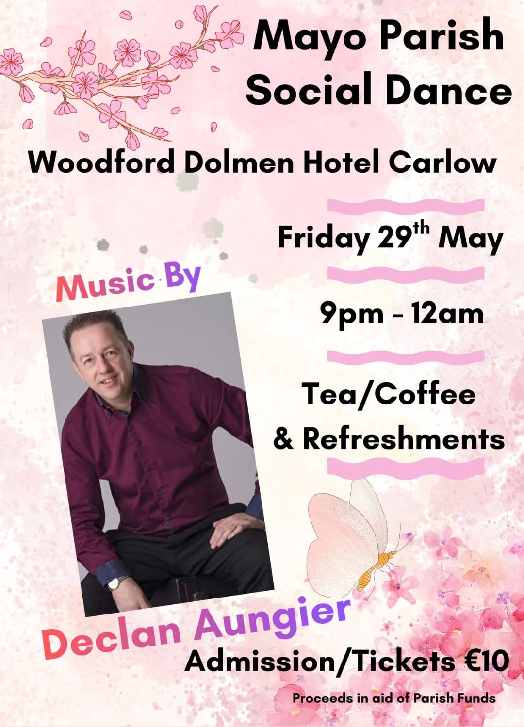 Mayo Parish Social Dance on Friday 29th May