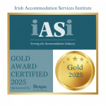 The Woodford Dolmen Hotel in Carlow has received the Gold Award Certification at the Irish Accommodation Services Institute Awards in 2025