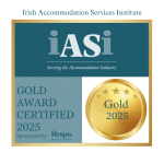 The Woodford Dolmen Hotel in Carlow has received the Gold Award Certification at the Irish Accommodation Services Institute Awards in 2025